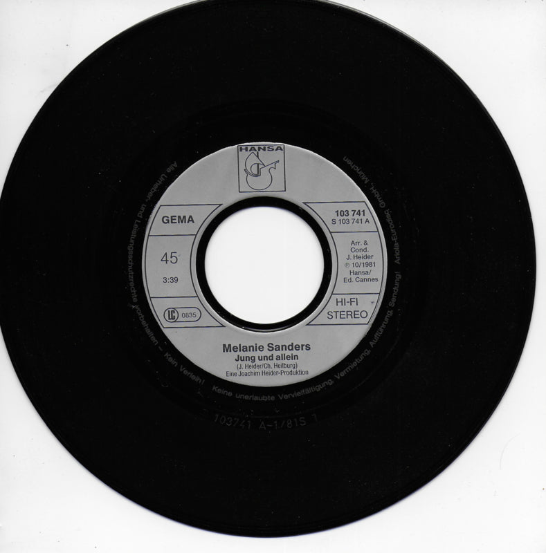 Melanie Sanders - Jung und allein