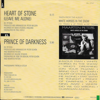 Maarten Peters - Heart of stone (leave me alone)