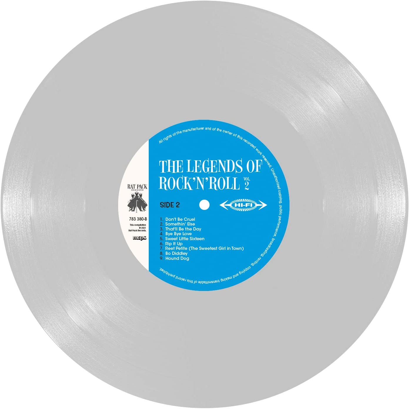 Various - The Legends Of Rock 'N' Roll Vol. 2 (Limited edition, glow in the dark vinyl) (LP)